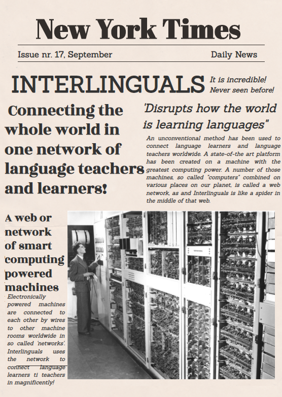 News: Interlinguals startup connects language learners and language teachers 
